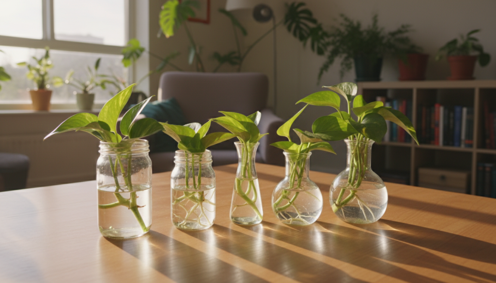 how to propagate pothos in water