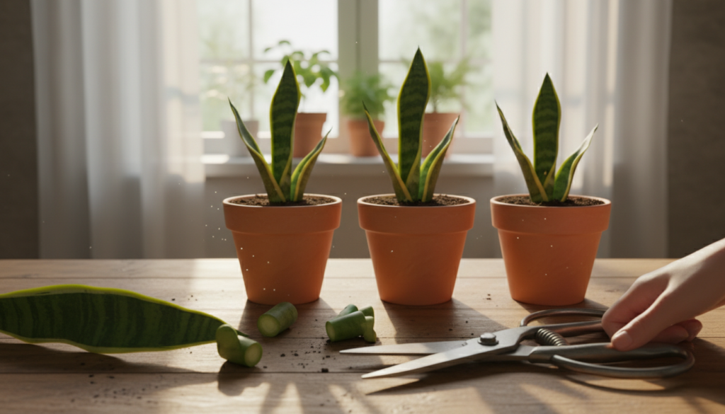 how to propagate snake plant