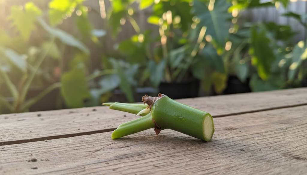 philodendron propagation node cut