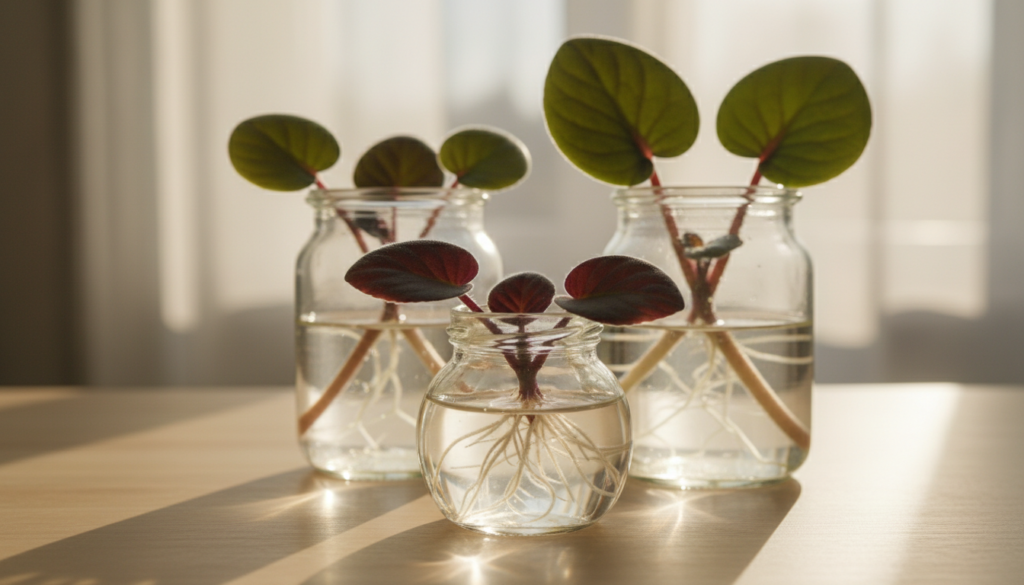 african violet propagation in water