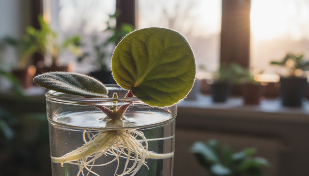 african violet propagation leaf cutting
