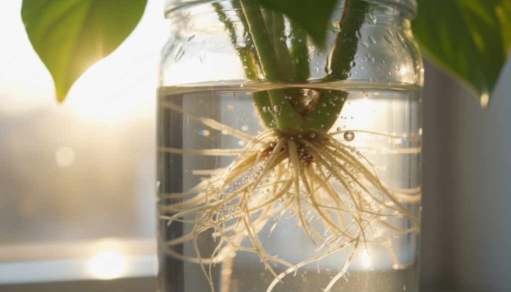 why cuttings rot in water