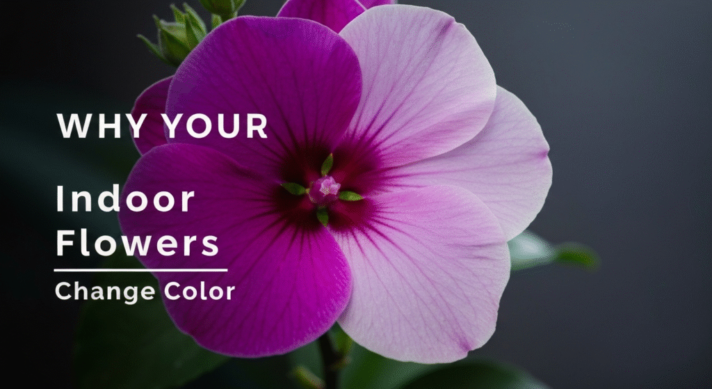 What Causes Indoor Flowers to Change Color as They Age