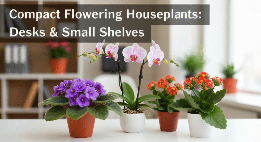 Guide to Compact Flowering Houseplants for Desks and Small Shelves