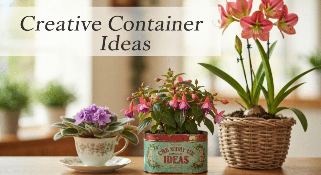 Creative Container Ideas to Make Your Indoor Flowers Shine