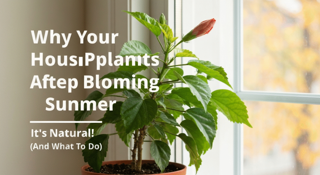 Why Your Houseplants Stop Blooming After Summer
