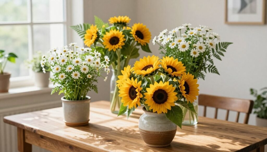 easy indoor flower display