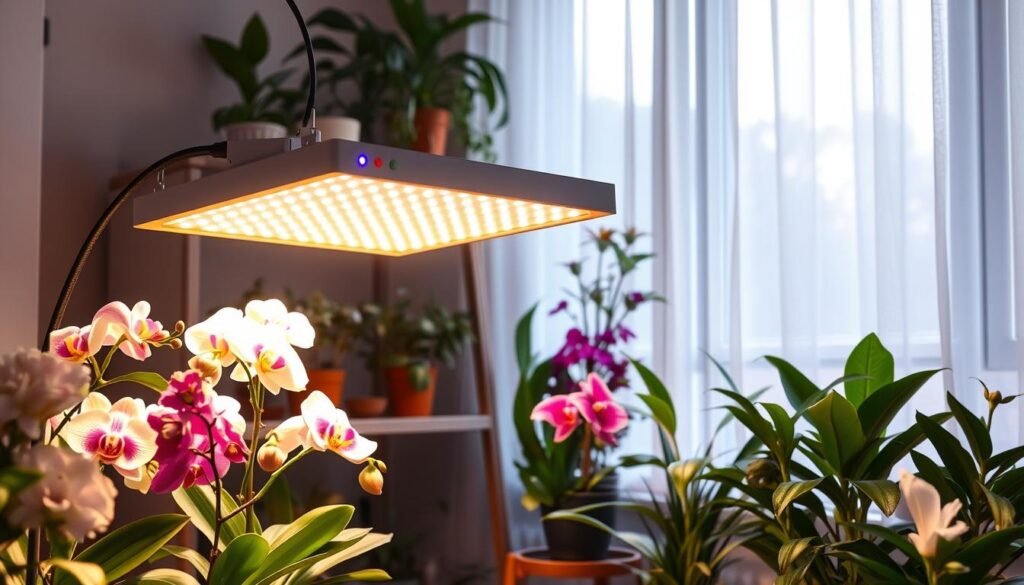 full spectrum LED grow light for houseplants