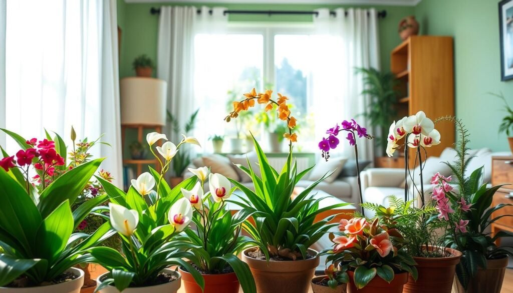 how often to water indoor flowers
