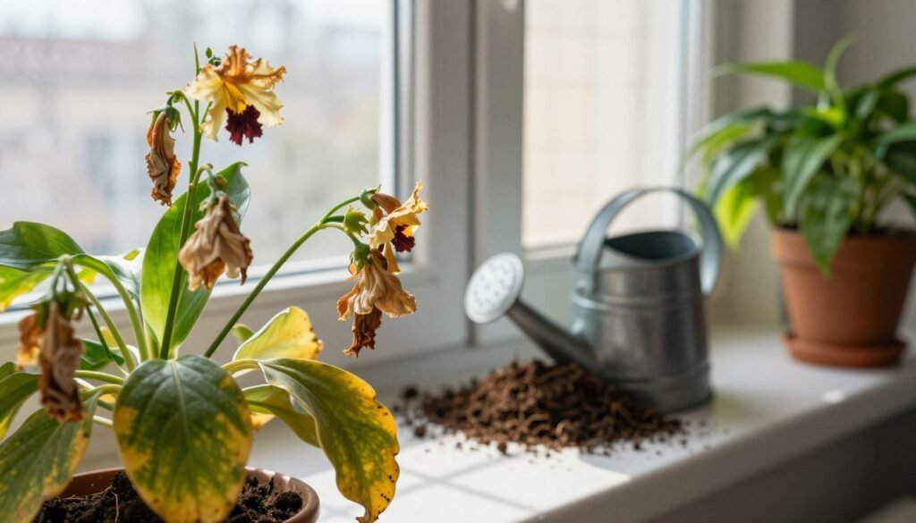 why indoor flowers stop blooming