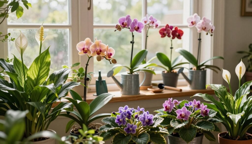 how to get indoor plants to rebloom