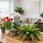 indoor flower display office