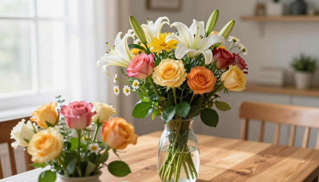 keep flowers fresh indoors