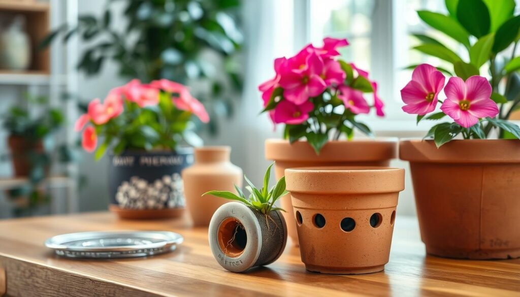 drainage for indoor flower pots