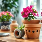 drainage for indoor flower pots
