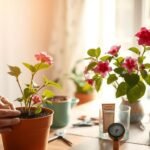 indoor plant leaves turning brown causes