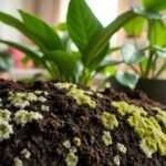 mold on potting soil indoor plants