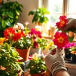 how to deadhead indoor flowers