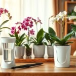 self-watering pots for indoor flowers