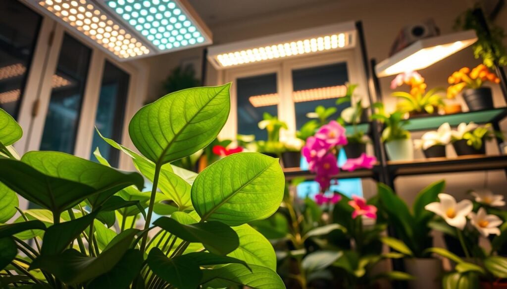 grow lights for indoor flowers