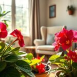 ideal temperature for flowering houseplants